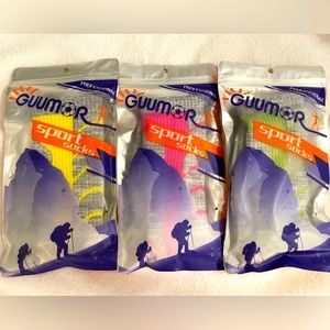 Guumor Ski Socks- 3 pairs - NEW in packages
